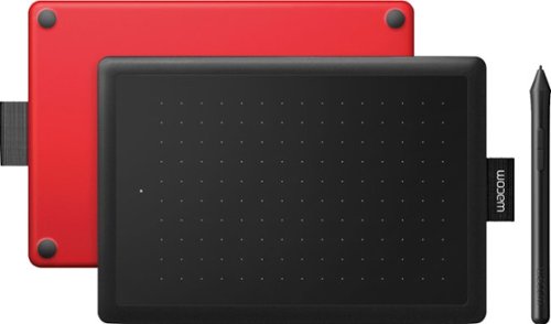 Wacom One by Wacom Student Drawing Tablet (small) – Works with Chromebook, Mac, PC - Black/Red BUY IN EUROPE