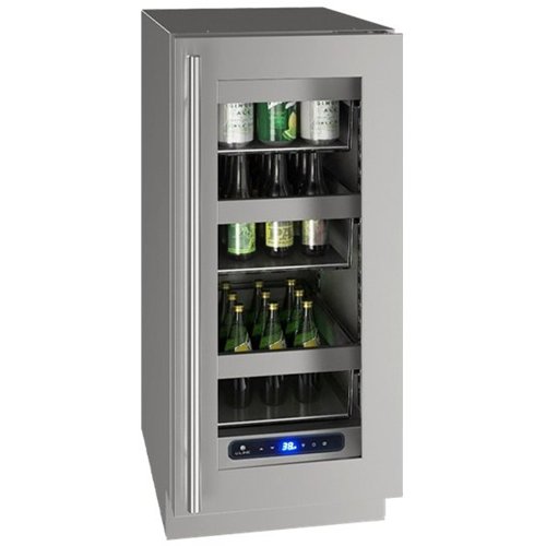 U-Line - 5 Class 72-Can Beverage Cooler - Stainless steel