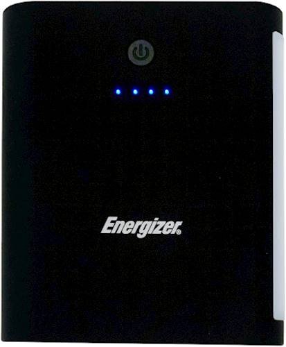 Energizer - Ultimate 10,400 mAh Portable Charger for Most USB-Enabled Devices - Black-Front_Standard 
