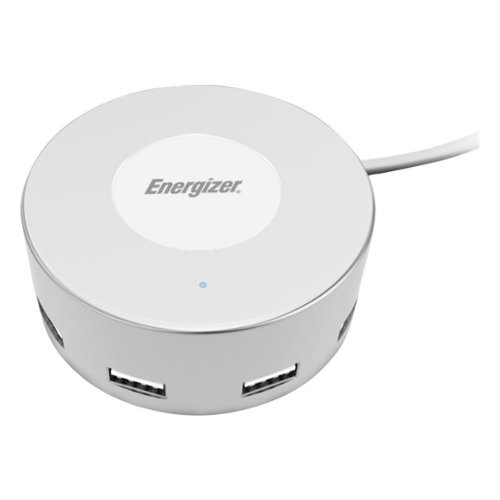  Energizer - 6-Port USB Desktop Charger - White