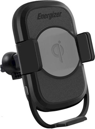 Energizer - Qi 10W Wireless Charging Pad for Android - Black-Front_Standard 