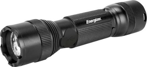  Energizer TAC-R 700 Rechargeable Flashlight with Micro-USB Charging Cable - Black