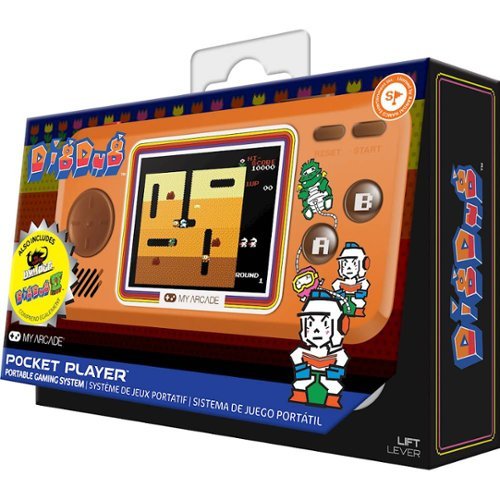 My Arcade Dig Dug Pocket Player - Orange/Brown HOW TO BUY