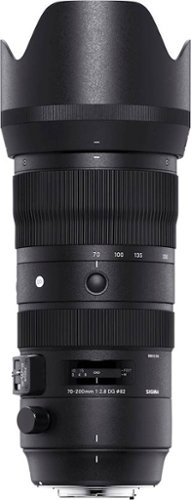 Sigma - 70-200mm f/2.8 DG OS HSM Sports Telephoto Zoom Lens for Nikon -mount Cameras - Black-Front_Standard 