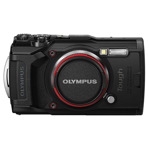 Olympus - Tough TG-6 12.0 Megapixel Digital Camera - Black