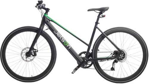  Jetson - Trekker 24.5&quot; Electric Bike - Black/Green