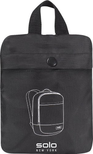 Solo New York PACKABLE Backpack for 16 Laptop - Black WORLDWIDE DELIVERY