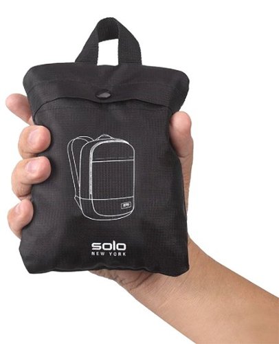 Solo New York PACKABLE Backpack for 16 Laptop - Black GLOBAL SHIPPING