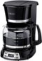 Bella - 12-Cup Programmable Coffee Maker - Black-Front_Standard