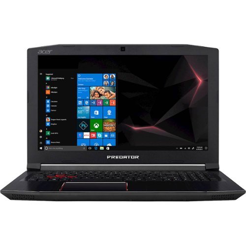 Acer - Predator Helios 300 15.6" Gaming Laptop - Intel Core i7 - 8GB Memory - NVIDIA GeForce GTX 1060 - 1TB Hard Drive - Obsidian Black