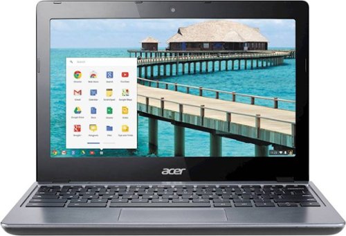 Acer - 11.6" Refurbished Chromebook - Intel Celeron - 4GB Memory - 16GB Solid State Drive - Gray