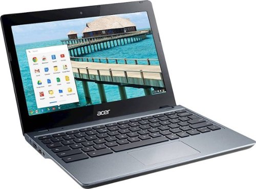 Acer - 11.6" Refurbished Chromebook - Intel Celeron - 2GB Memory - 16GB Solid State Drive - Gray