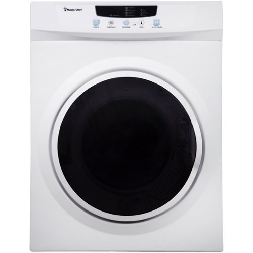 Magic Chef - 3.5 Cu. Ft. 4-Cycle Electric Dryer-Front_Standard 
