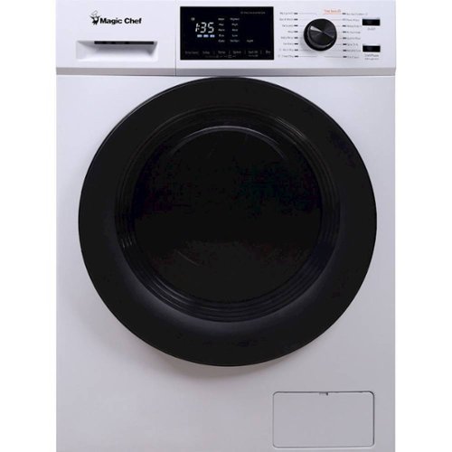 Magic Chef - 2.7 Cu. Ft 16-Cycle Washer and 4-Cycle Electric Dryer Combo-Front_Standard 