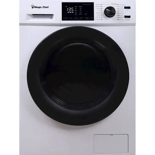 Front. Magic Chef - 2.7 Cu. Ft 16-Cycle Washer and 4-Cycle Electric Dryer Combo.