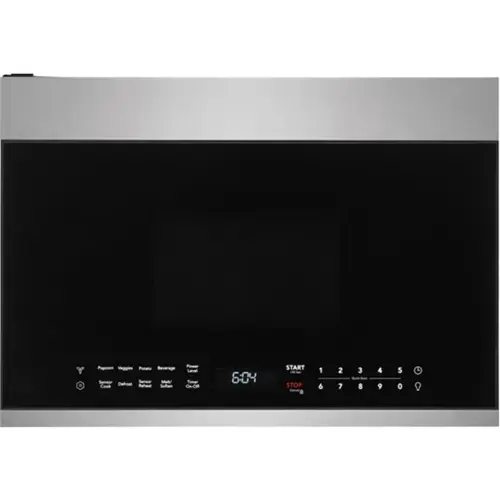Front. Frigidaire - 1.4 Cu. Ft. Over-the-Range Microwave with Sensor Cooking - Stainless Steel.