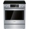 Bosch - 800 Series 4.6 Cu. Ft. Slide-In Electric Convection Range with Self-Cleaning and Warming Drawer - Stainless Steel-Front_Standard