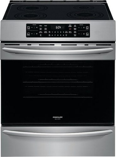 Frigidaire - Gallery 5.4 Cu. Ft. Freestanding Electric Induction Range Air Fry with Self and Steam Clean - Stainless steel