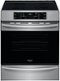 Frigidaire - Gallery 5.4 Cu. Ft. Freestanding Electric Induction Range Air Fry with Self and Steam Clean - Stainless Steel-Front_Standard