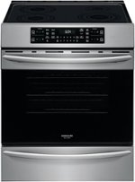 Frigidaire - Gallery 5.4 Cu. Ft. Freestanding Electric Induction Range Air Fry with Self and Steam Clean - Stainless steel - Front_Standard