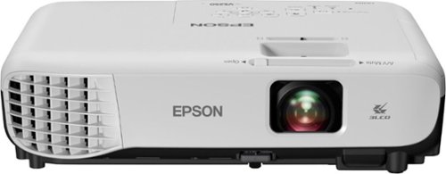 Epson - Refurbished VS250 SVGA 3LCD Projector - Black/White-Front_Standard 