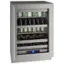 Front. U-Line - 5 Class 14-Bottle Wine Refrigerator - Stainless Steel.