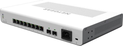 NETGEAR 8-Port 10/100/1000 Gigabit Ethernet PoE+ Insight Managed Smart Cloud Switch - White GLOBAL SHIPPING