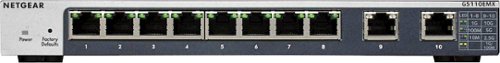 NETGEAR - 8-Port 10/100/1000 Gigabit Ethernet Smart Managed Plus Switch