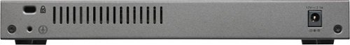NETGEAR 8-Port 10/100/1000 Gigabit Ethernet Smart Managed Plus Switch - Gray GLOBAL SHIPPING