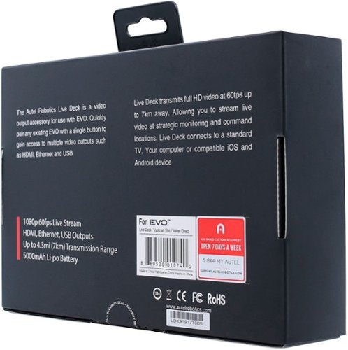 Autel Robotics Live Deck - Black SHOP ONLINE