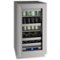 U-Line - 5 Class 10-Bottle Wine Refrigerator - Stainless Steel-Front_Standard
