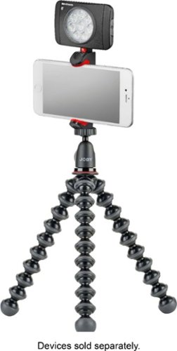 JOBY GorillaPod 1K SMART Vlogging Tripod - Black/Red/Charcoal SHOP ONLINE