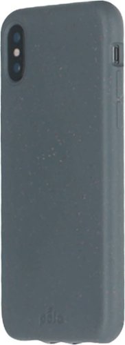 Pela - Eco-Friendly Case for Apple® iPhone® X and XS - Blue Gray-Front_Standard 
