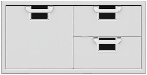 

Aspire by Hestan - Aspire AESDR Series 42" Double Drawer and Storage Door Combination - Stealth