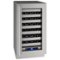 U-Line - Wine Captain 5 Class 35-Bottle Wine Cooler - Stainless Steel-Front_Standard