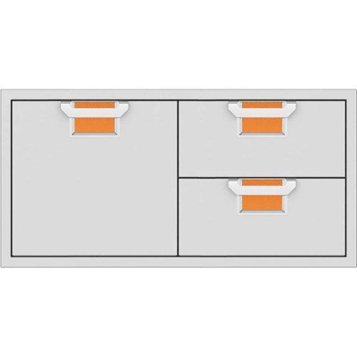 Hestan - Aspire AESDR Series 42" Double Drawer and Storage Door Combination - Citra