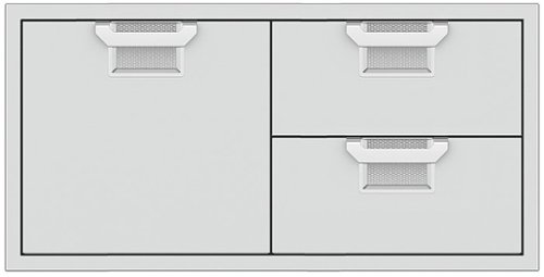 Photos - Kitchen System Hestan Aspire by  - Aspire AESDR Series 42" Double Drawer and Storage Door 
