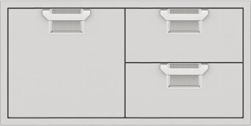 Hestan - Aspire AESDR Series 42" Double Drawer and Storage Door Combination - Stainless steel