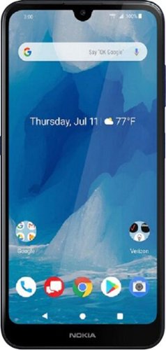 Verizon Prepaid - Nokia 3 V with 16GB Memory Prepaid Cell Phone - Blue