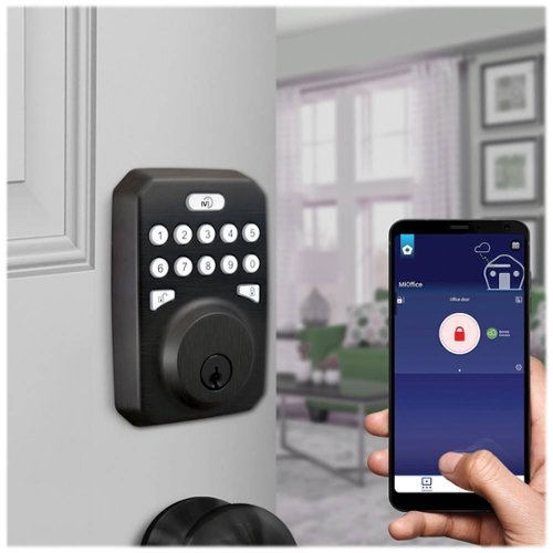 MiLocks MiQ Smart Lock Wi-Fi Replacement Deadbolt with App Access - Brown SHOP ONLINE