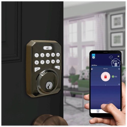 MiLocks MiQ Smart Lock Wi-Fi Replacement Deadbolt with App Access - Bronze SHOP ONLINE