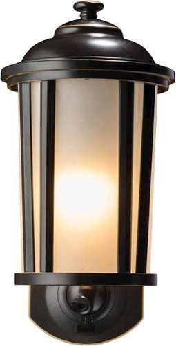 Maximus - Camera Porch Light Indoor Wi-Fi Wireless Network Surveillance Camera - Oil-Rubbed Bronze-Front_Standard 