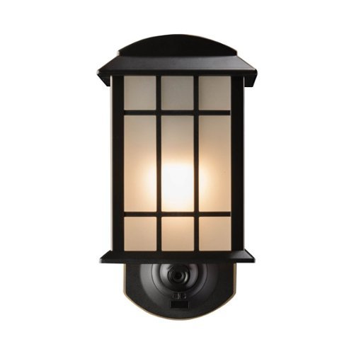 Maximus - Smart Security Light Indoor Wi-Fi Wireless Network Surveillance Camera - Oil-Rubbed Bronze-Front_Standard 