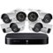 Lorex - 8-Channel, 8-Camera Indoor/Outdoor Wired 1080p DVR Surveillance System - White-Front_Standard