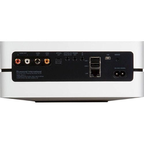 Bluesound VAULT 2i 2TB Streaming Media Player - White GLOBAL SHIPPING
