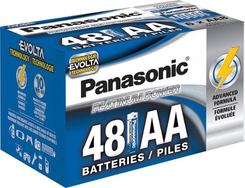 Panasonic - Platinum Power AA Batteries (48-Pack)