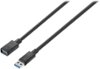 Insignia™ - 6' USB 3.0 Extension Cable A-Male to A-Female - Black-Front_Standard