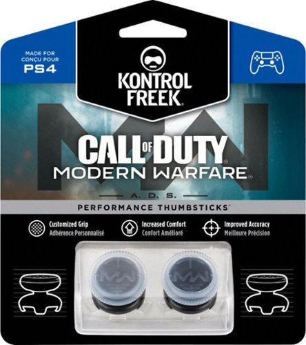  KontrolFreek - Call of Duty: Modern Warfare A.D.S. Performance Thumbsticks for PlayStation 4 - Transparent