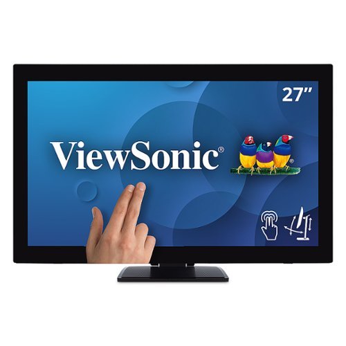 ViewSonic - 27" LED FHD Touch-Screen Monitor (HDMI, VGA) - Black