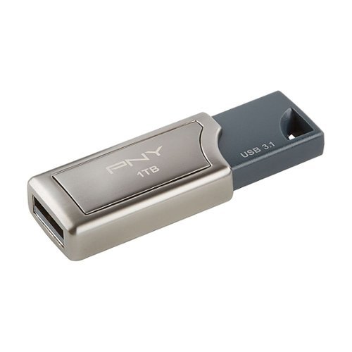 PNY - PRO Elite 1TB USB 3.1 Flash Drive - 400MB/s - Gray